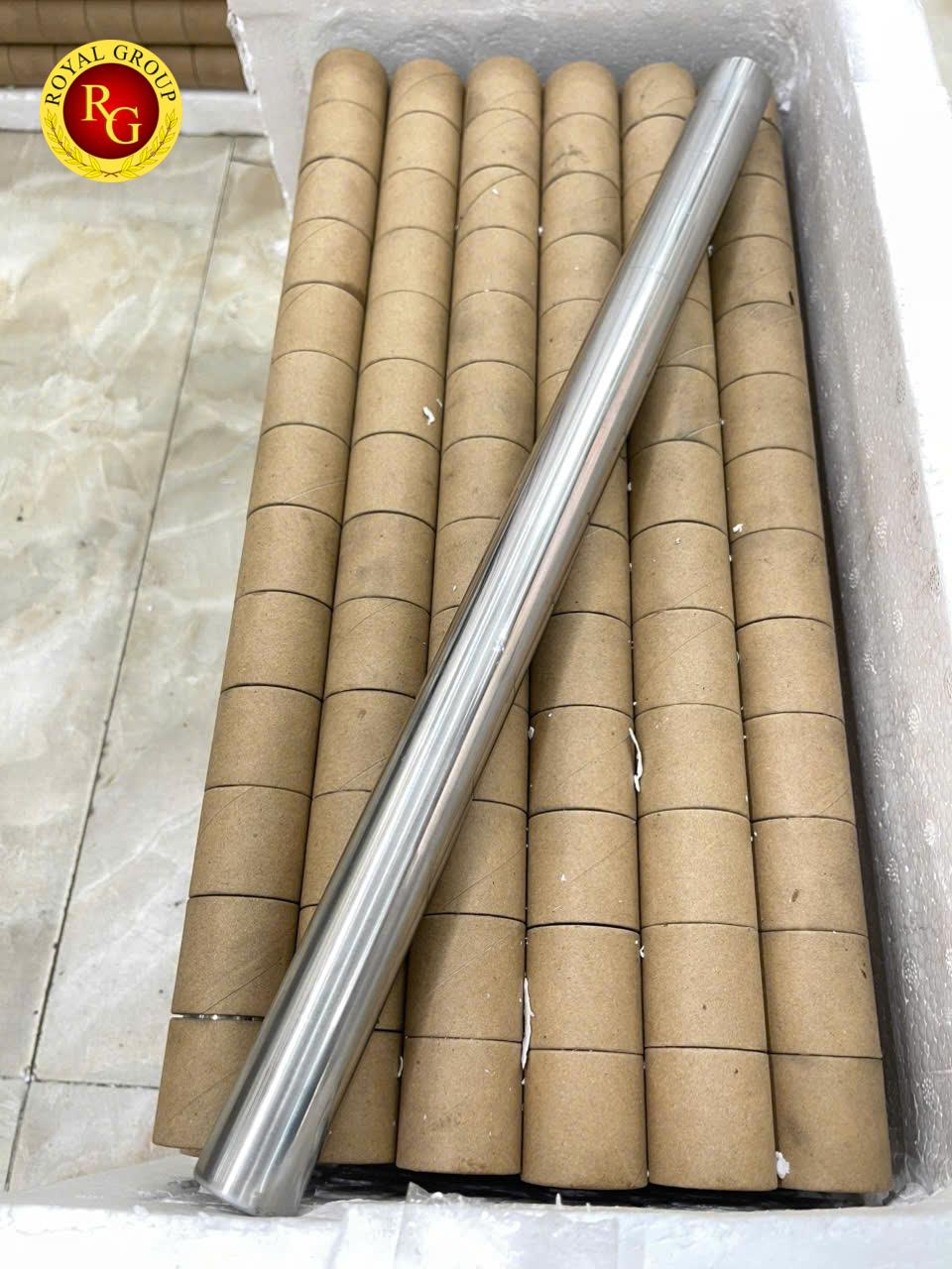 Nam châm thanh tròn 25x400mm bọc inox 304 – Lực từ 12.000 Gauss
