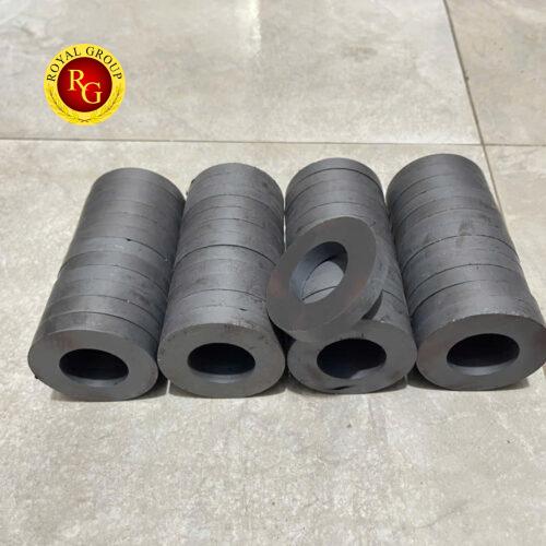 Nam châm Ferrite hình tròn có lỗ 60x15mm (lỗ 32mm)