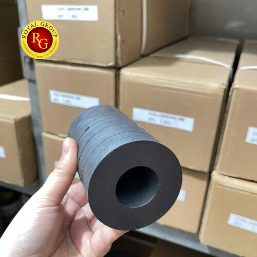 Nam châm Ferrite hình tròn có lỗ 70x10mm (lỗ 32mm)