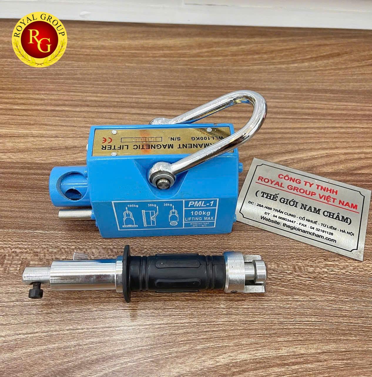 NAM CHÂM NÂNG PML 100KG | NAM CHÂM TAY GẠT MINI - Ảnh 4