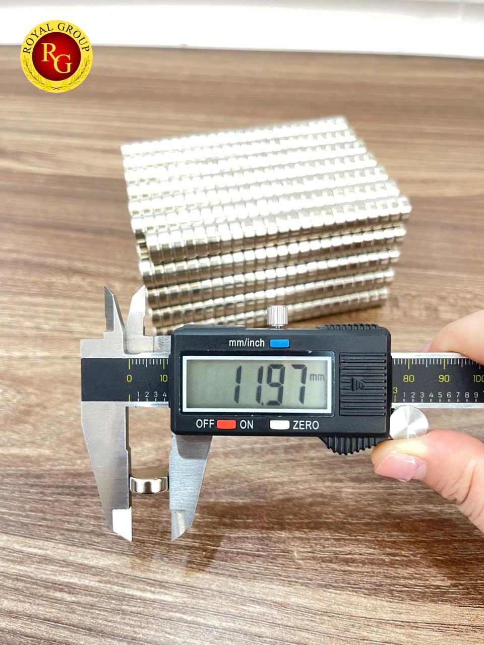 Nam Châm Viên 12x5mm - Ảnh 2