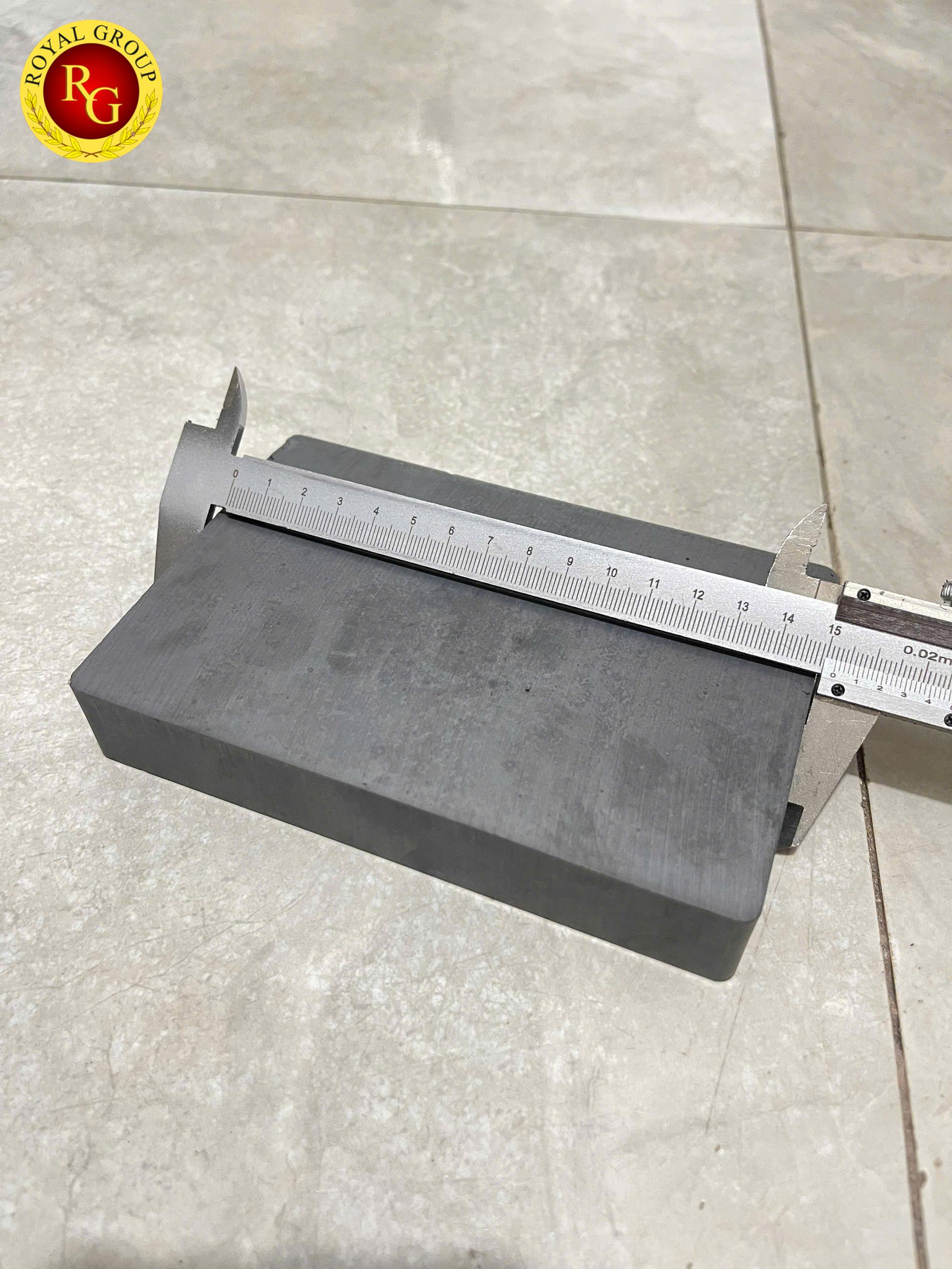 Nam châm Ferrite hình chữ nhật 150x100x25mm