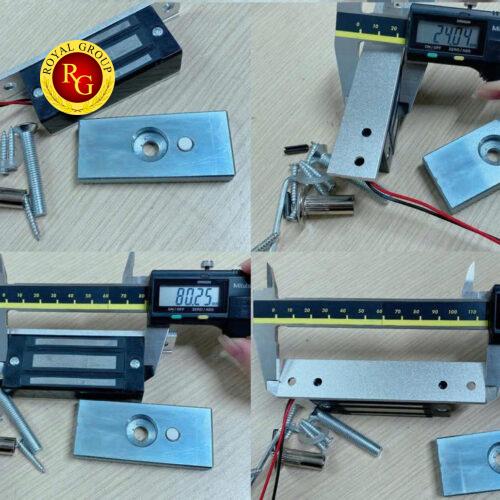 Nam châm điện hình chữ nhật 60kg -12(24)V -0,5A