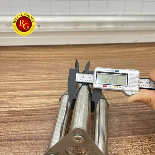 Alternative view of Giàn nam châm thanh lọc sắt 3 thanh bọc inox 304