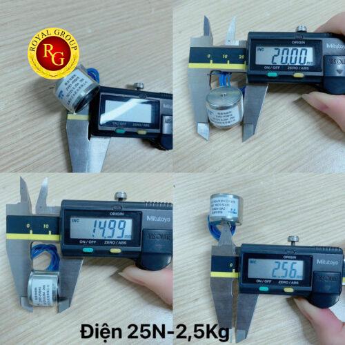 NAM CHÂM ĐIỆN 25N – 2.5KG | 20/15mm 24(12)V DC