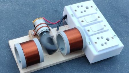 Cách làm nam châm điện 220V - 1
