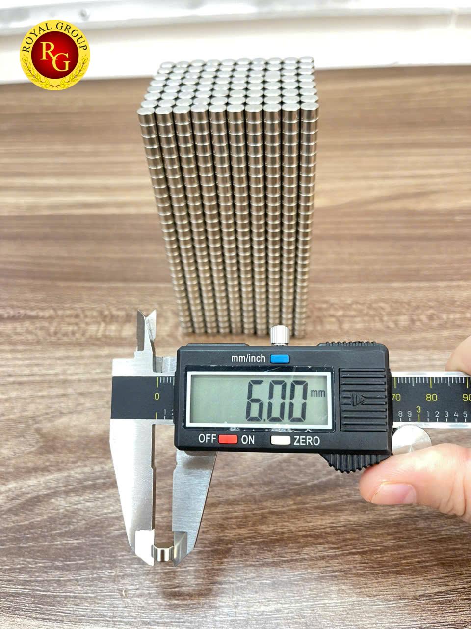Nam châm đất hiếm 6x4mm - Ảnh 2