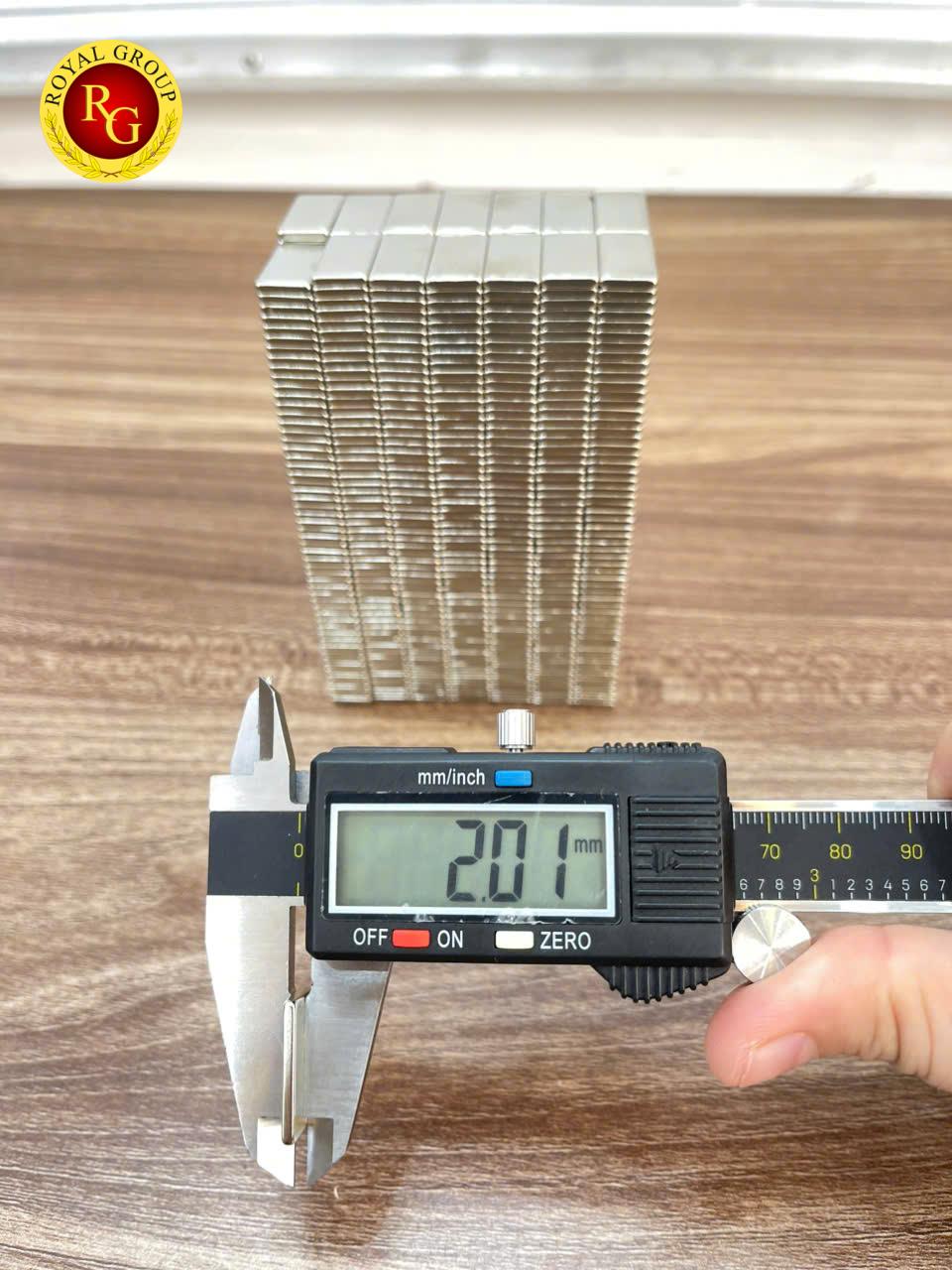 Nam châm đất hiếm 20x10x2mm - Ảnh 4