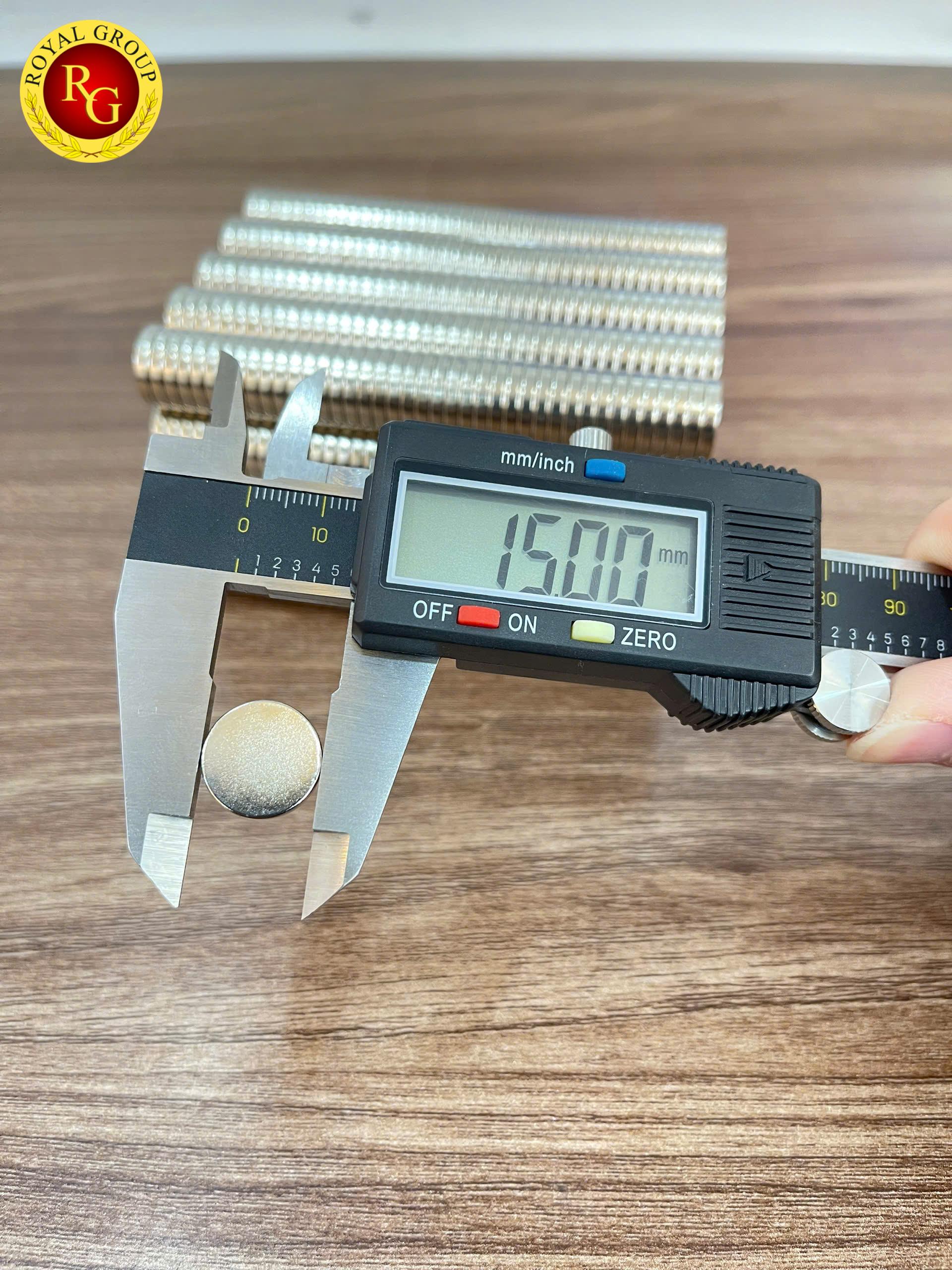 Nam Châm Đất Hiếm 15x2,5mm - Ảnh 2