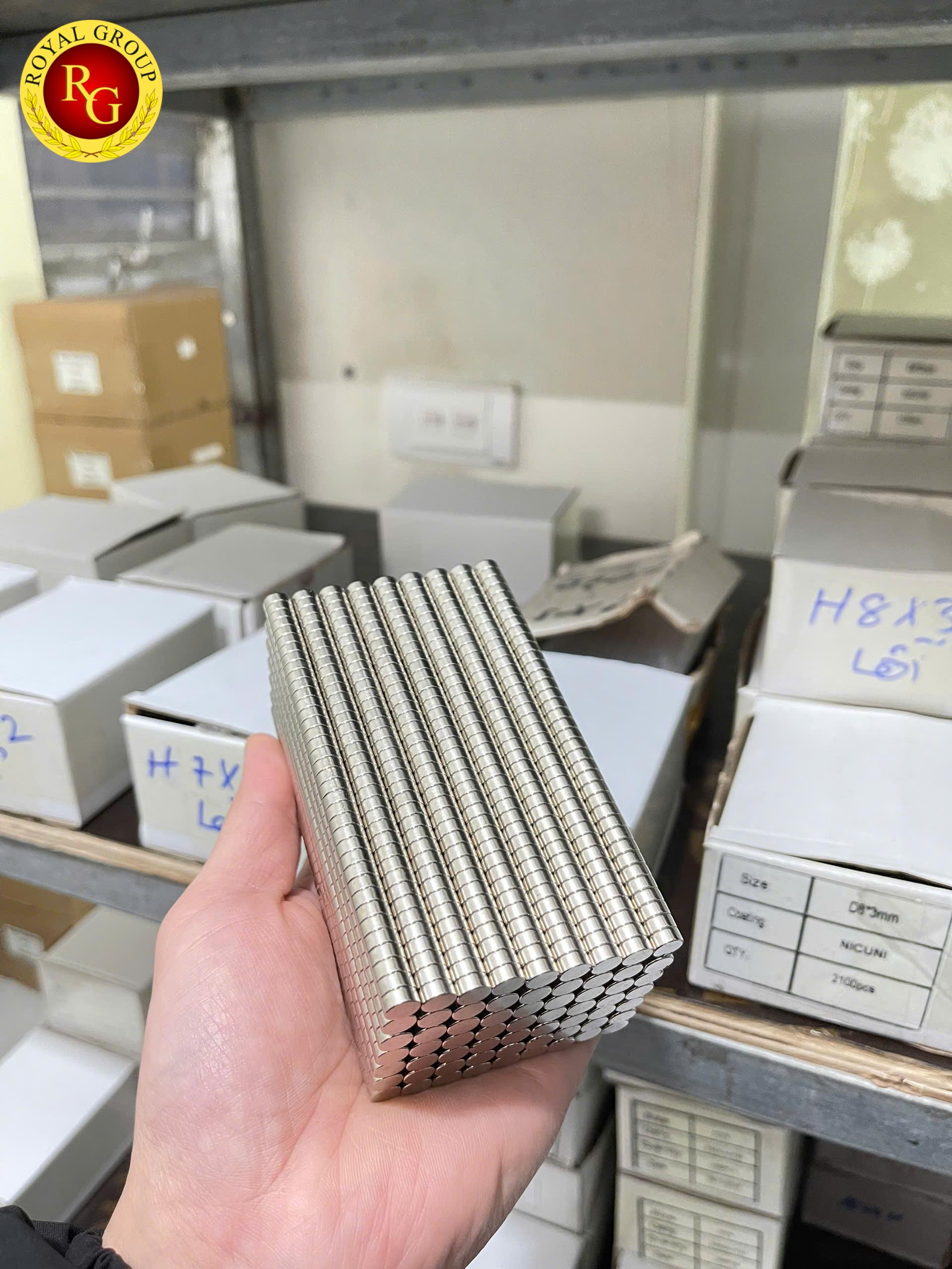 Nam châm đất hiếm 7x3mm