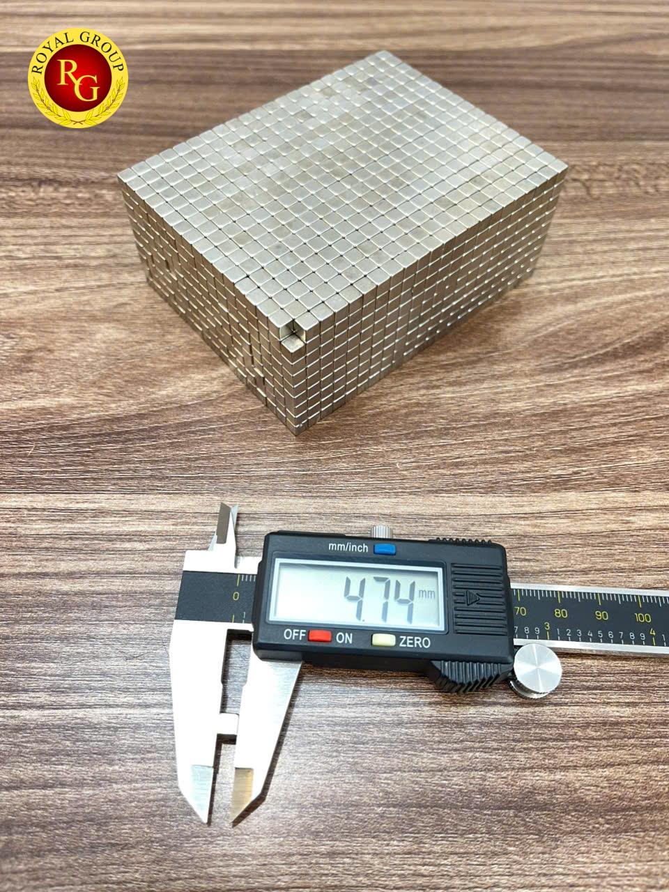 Nam châm đất hiếm 5x5x5mm - Ảnh 3