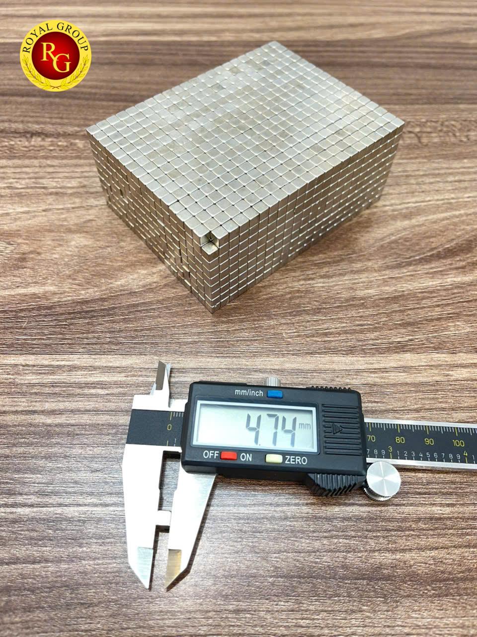 Nam châm đất hiếm 5x5x5mm - Ảnh 4