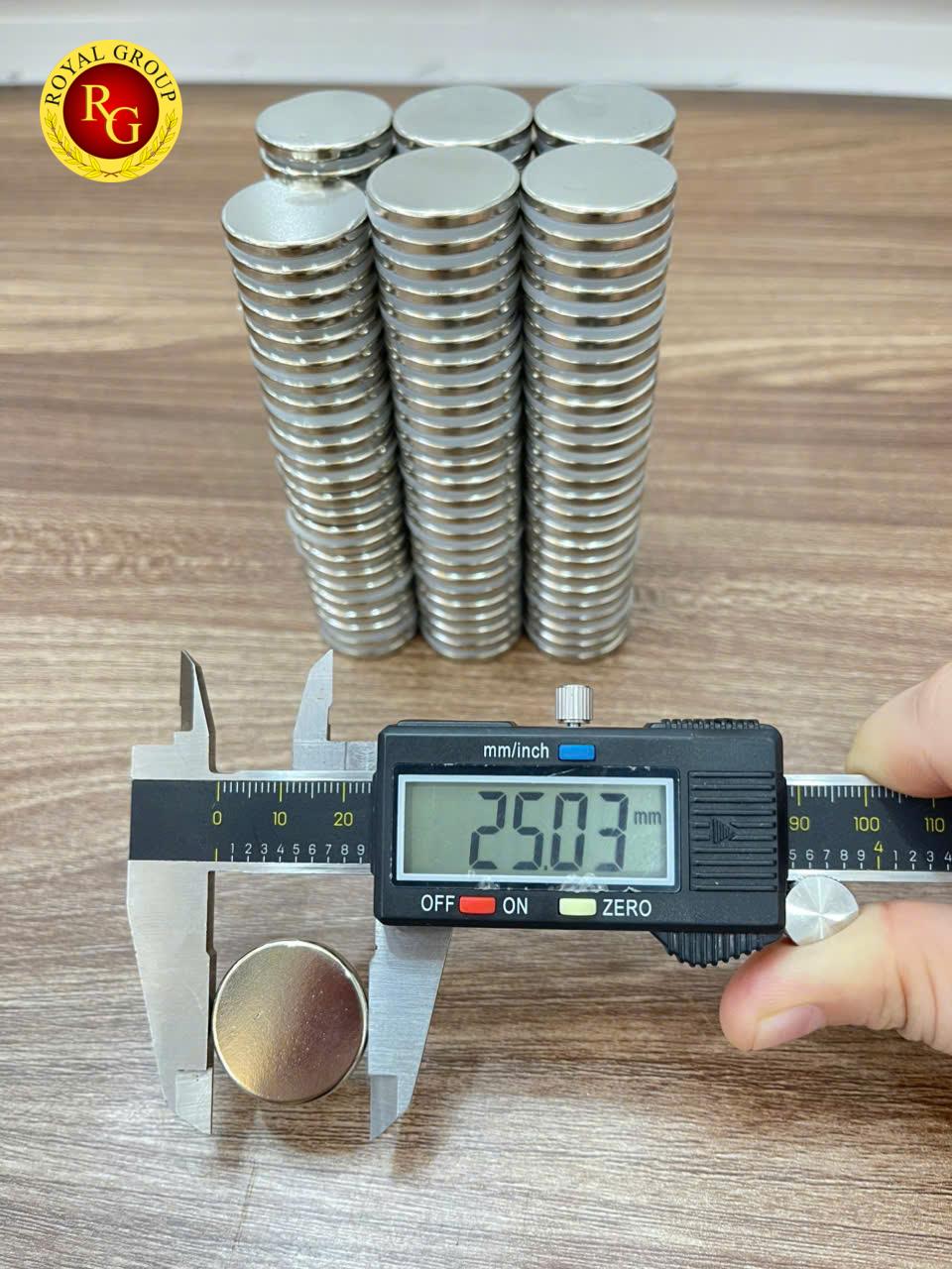 Nam Châm Đất Hiếm 25x3mm - Ảnh 2