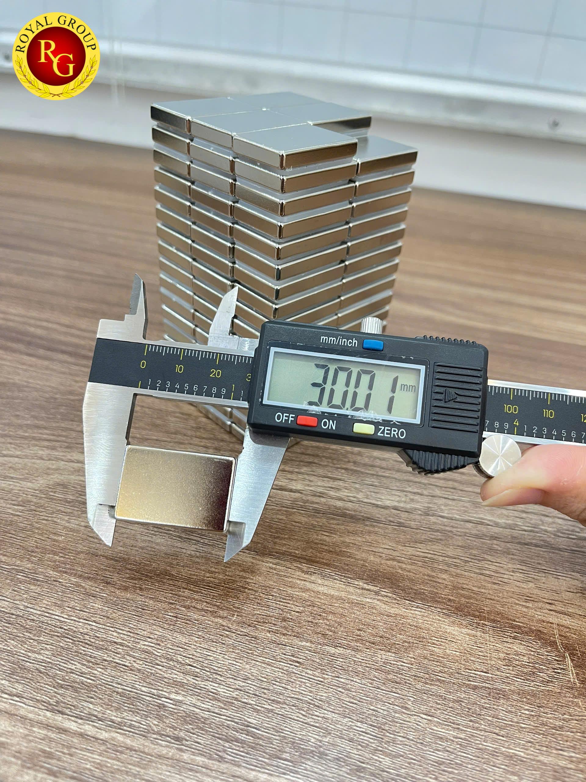 Nam Châm Đất Hiếm 30x20x5mm - Ảnh 2