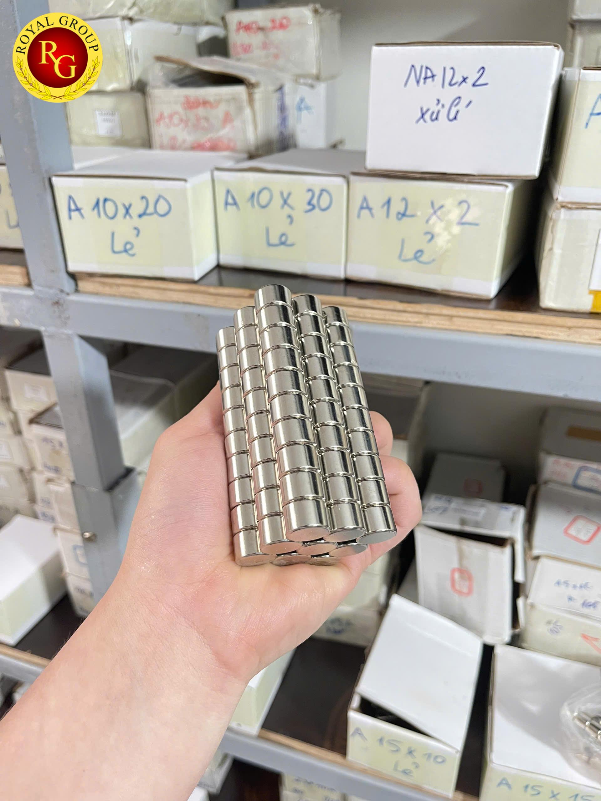 Nam châm đất hiếm 15x10mm