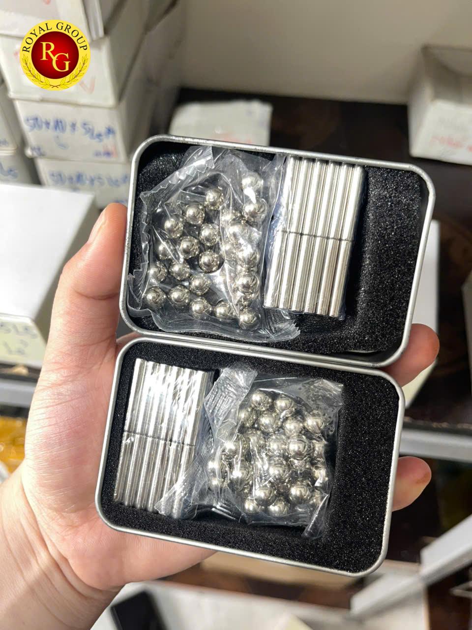 Bộ đồ chơi thanh và bi (36 thanh nam châm và 27 bi sắt)