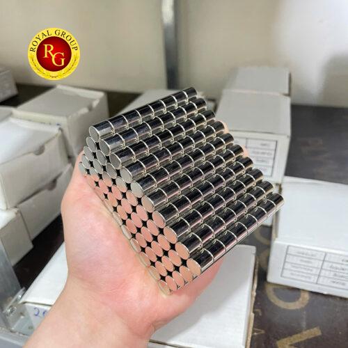 Nam châm đất hiếm viên tròn 10x10mm