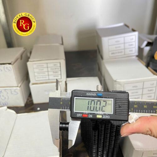 Alternative view of Nam châm đất hiếm 10x10mm rãnh mạ Epoxy